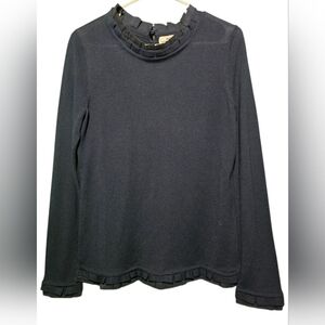 Vineyard Vines Navy 100% Merino Wool Sweater Size Medium EUC PTP 21